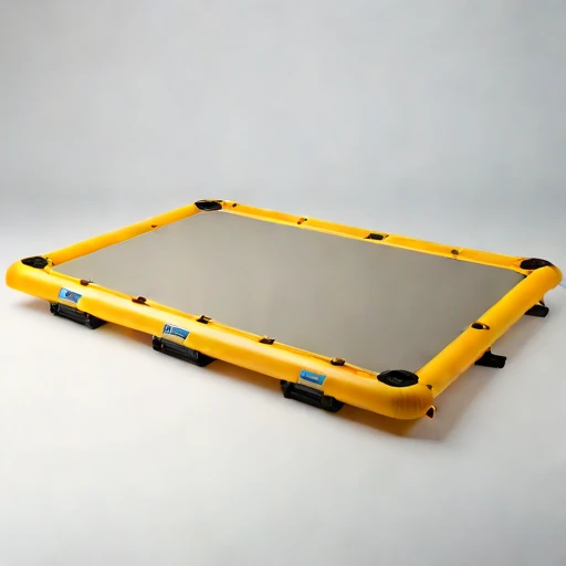 A sargassum-mat survey raft, photographed against a plain background