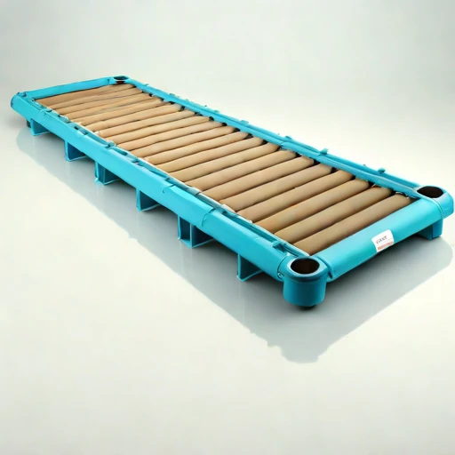 A sargassum-mat survey raft, photographed against a plain background