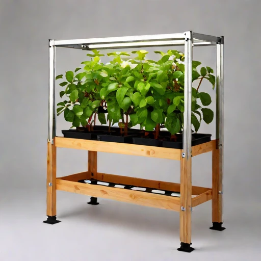 A subnivean propagation frame, photographed against a plain background