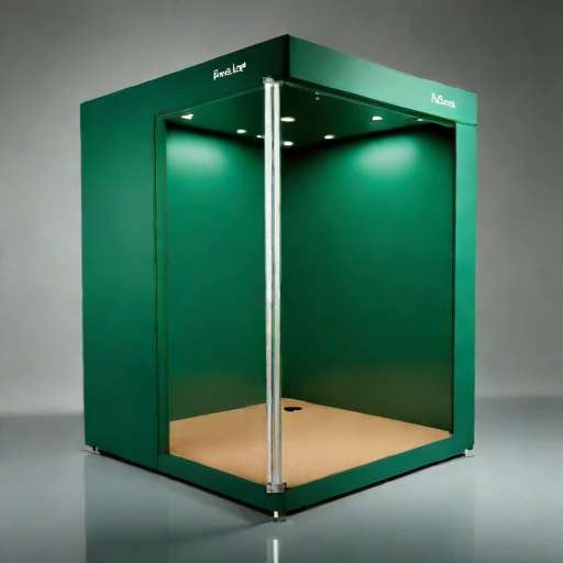 A subglacial-pressure listening room, photographed against a plain background
