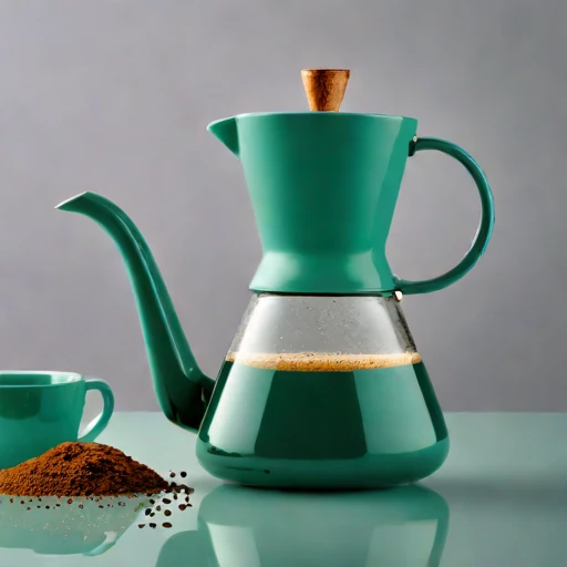 A sintered-pumice percolator, photographed against a plain background