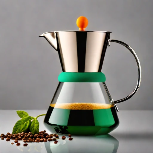 A sintered-pumice percolator, photographed against a plain background