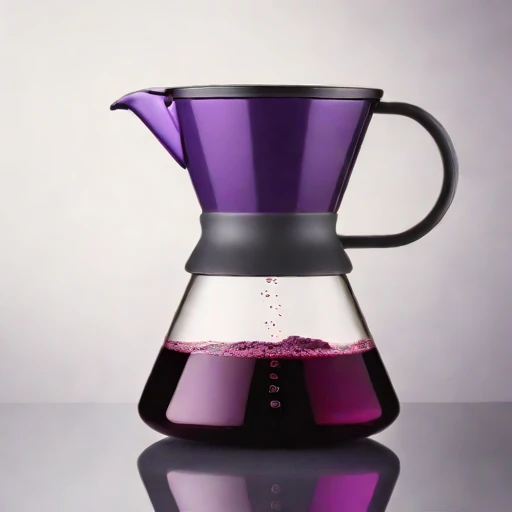A sintered-pumice percolator, photographed against a plain background