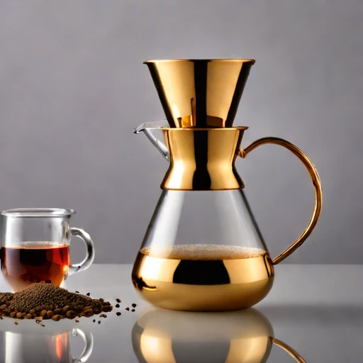 A sintered-pumice percolator, photographed against a plain background