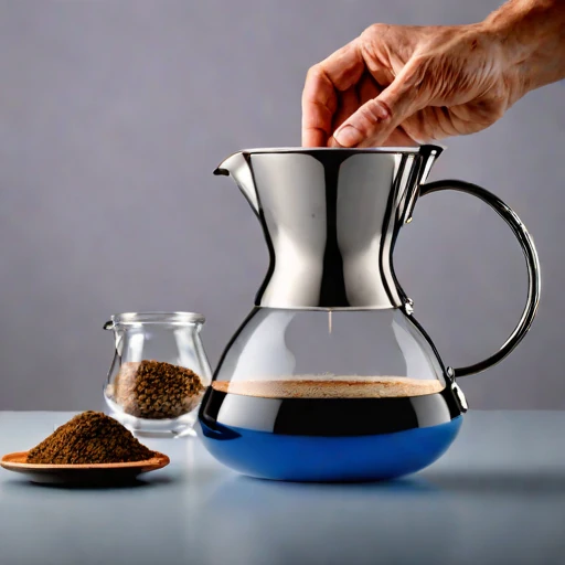 A sintered-pumice percolator, photographed against a plain background