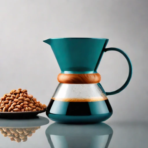 A sintered-pumice percolator, photographed against a plain background