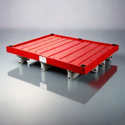 A supraglacial-pond viewing raft, photographed against a plain background