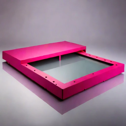 A supraglacial-pond viewing raft, photographed against a plain background
