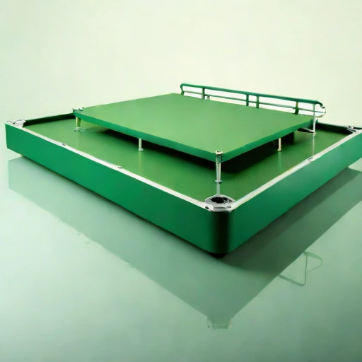 A supraglacial-pond viewing raft, photographed against a plain background