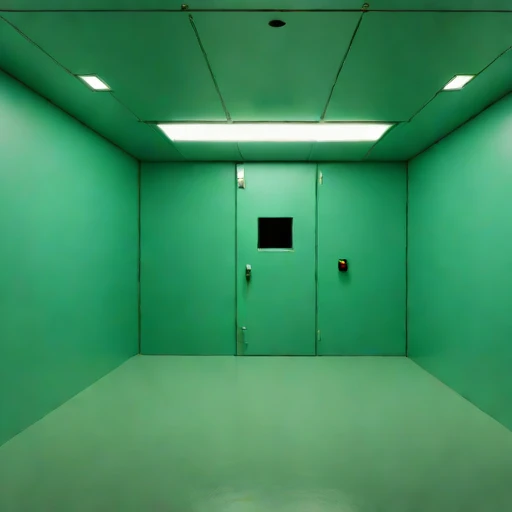 A shaft-station control room, photographed against a plain background