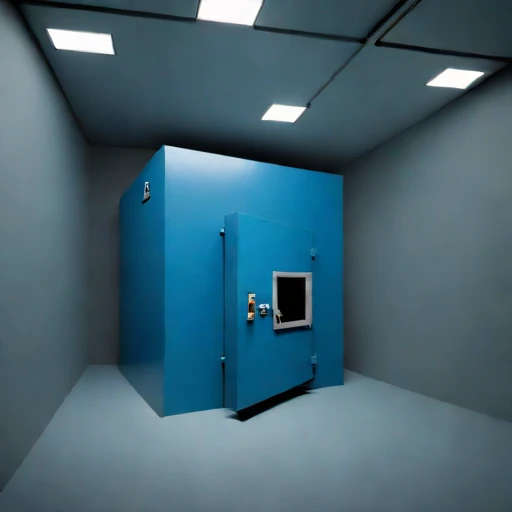 A shaft-station control room, photographed against a plain background