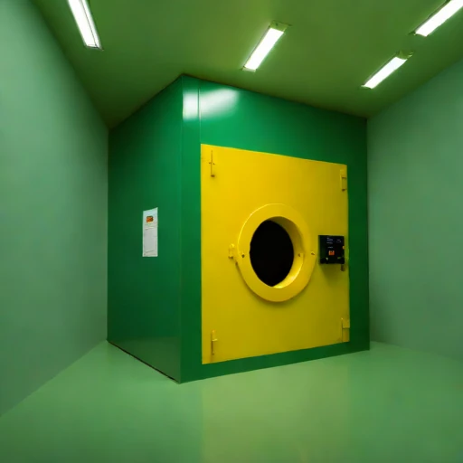 A shaft-station control room, photographed against a plain background