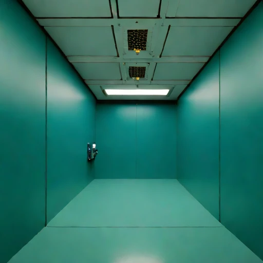 A shaft-station control room, photographed against a plain background