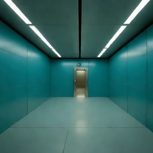 A shaft-station control room, photographed against a plain background
