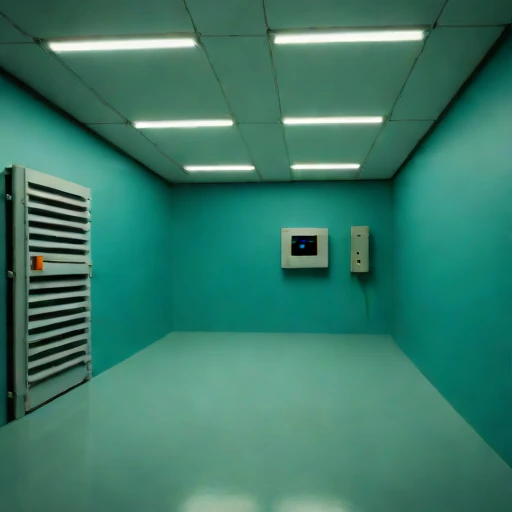 A shaft-station control room, photographed against a plain background