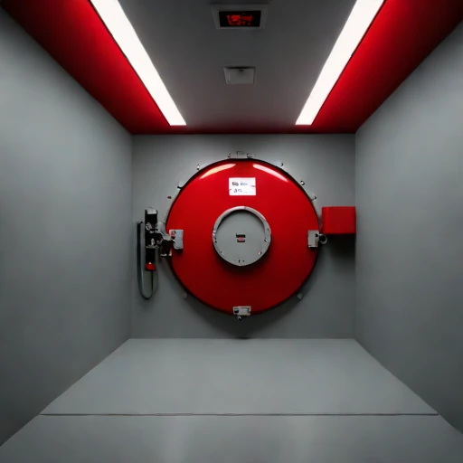 A shaft-station control room, photographed against a plain background