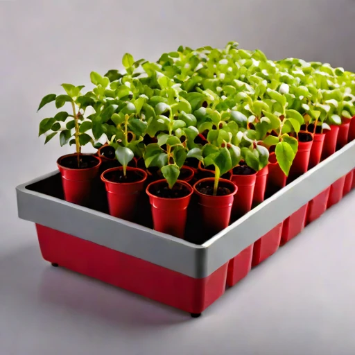 A solifluction-slope planter, photographed against a plain background