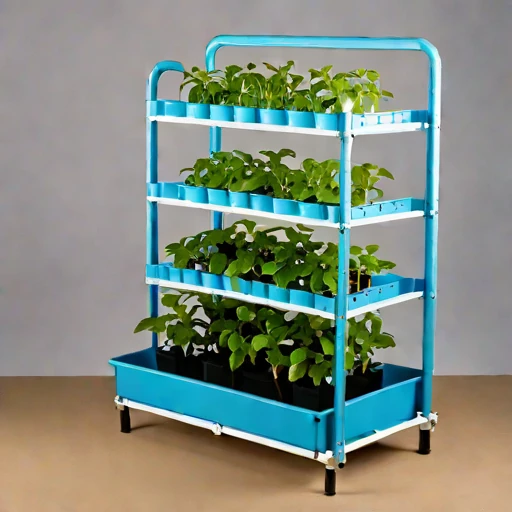 A solifluction-slope planter, photographed against a plain background