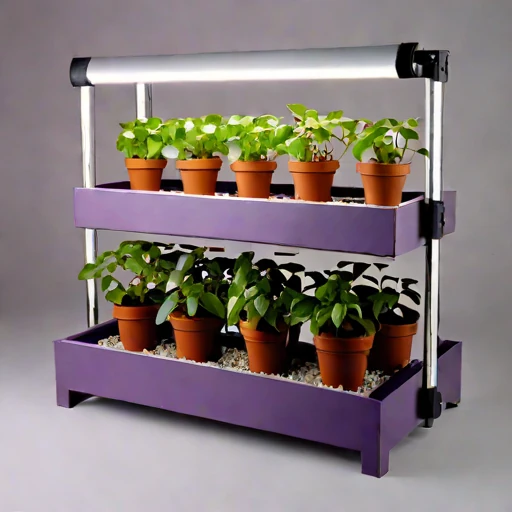 A solifluction-slope planter, photographed against a plain background