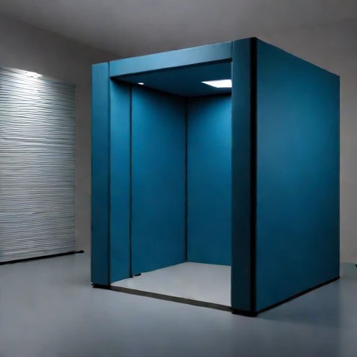 A standing-wave control alcove, photographed against a plain background