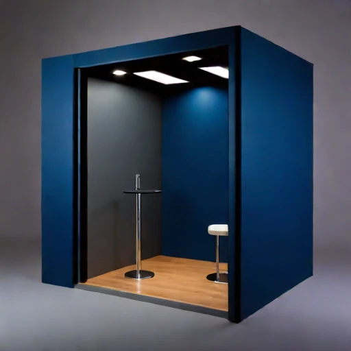 A standing-wave control alcove, photographed against a plain background
