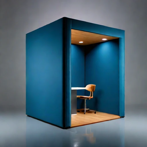 A standing-wave control alcove, photographed against a plain background