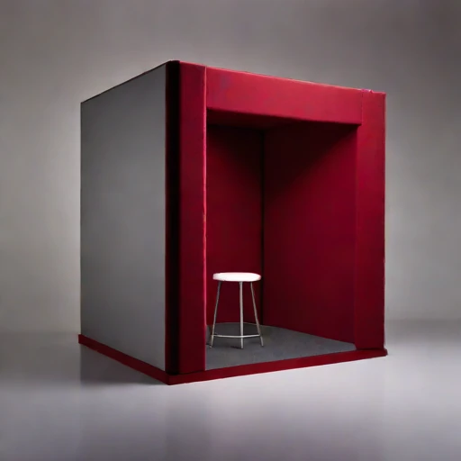 A standing-wave control alcove, photographed against a plain background