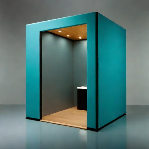 A standing-wave control alcove, photographed against a plain background