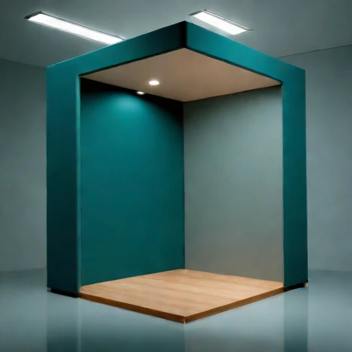A standing-wave control alcove, photographed against a plain background