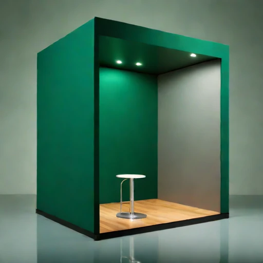 A standing-wave control alcove, photographed against a plain background