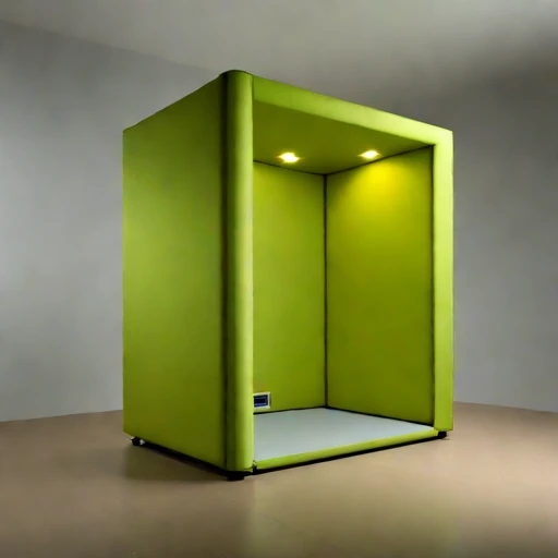 A standing-wave control alcove, photographed against a plain background
