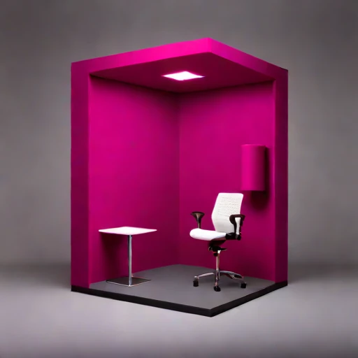 A standing-wave control alcove, photographed against a plain background