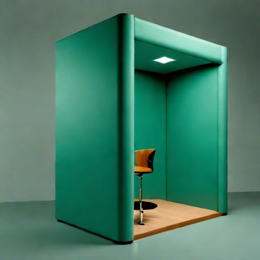A standing-wave control alcove, photographed against a plain background