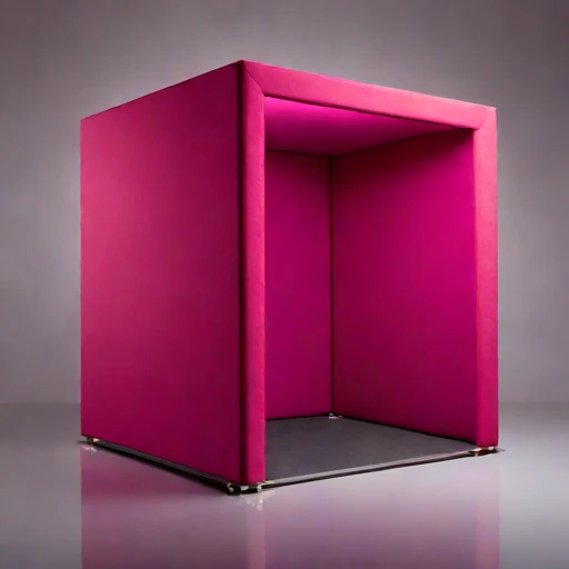 A standing-wave control alcove, photographed against a plain background