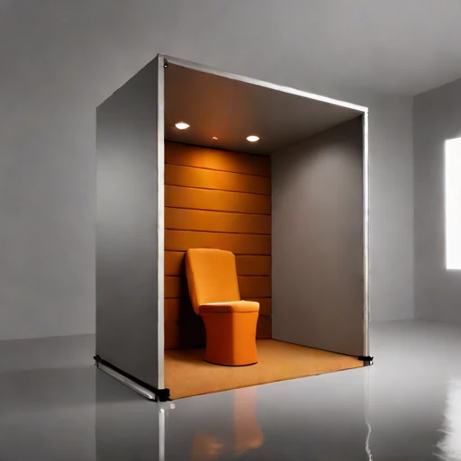 A standing-wave control alcove, photographed against a plain background