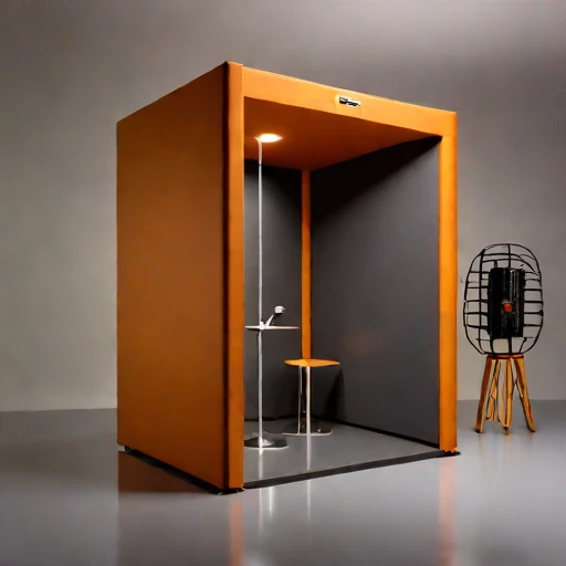 A standing-wave control alcove, photographed against a plain background