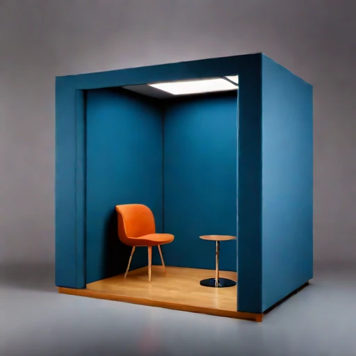 A standing-wave control alcove, photographed against a plain background