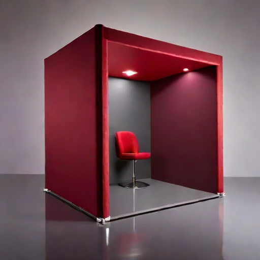 A standing-wave control alcove, photographed against a plain background