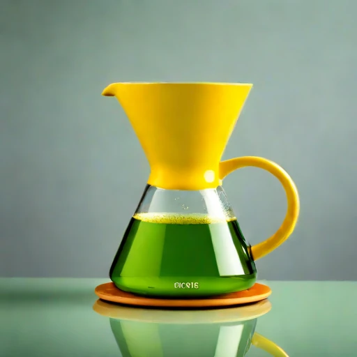 A trachyte-bed drip tower, photographed against a plain background