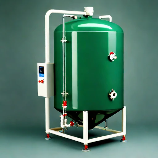 A tufa-bed polishing tank, photographed against a plain background