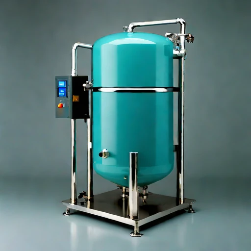A tufa-bed polishing tank, photographed against a plain background
