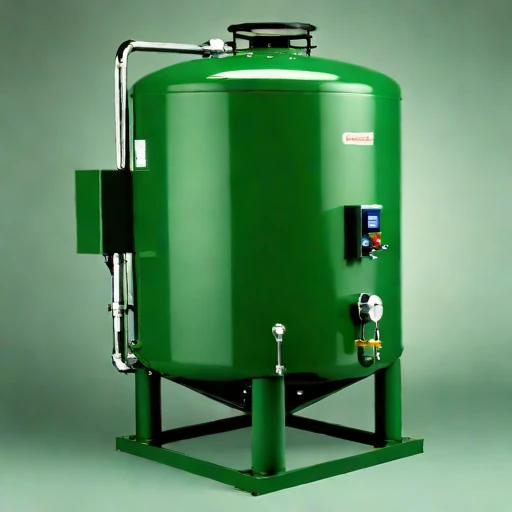 A tufa-bed polishing tank, photographed against a plain background