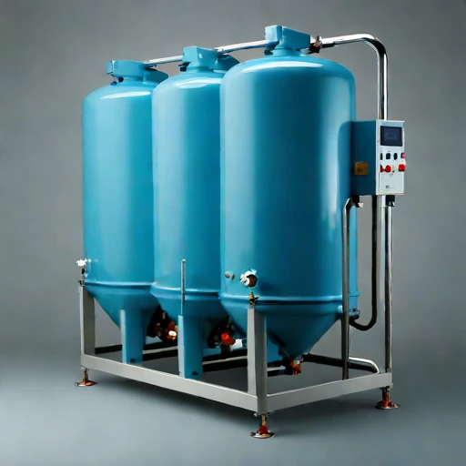 A tufa-bed polishing tank, photographed against a plain background