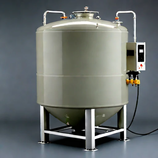 A tufa-bed polishing tank, photographed against a plain background