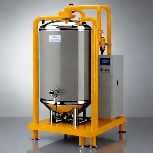 A tufa-bed polishing tank, photographed against a plain background
