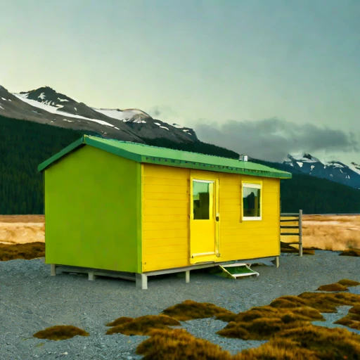 A tidal-bore watch hut, photographed against a plain background