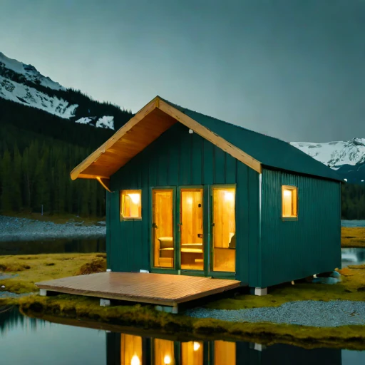 A tidal-bore watch hut, photographed against a plain background
