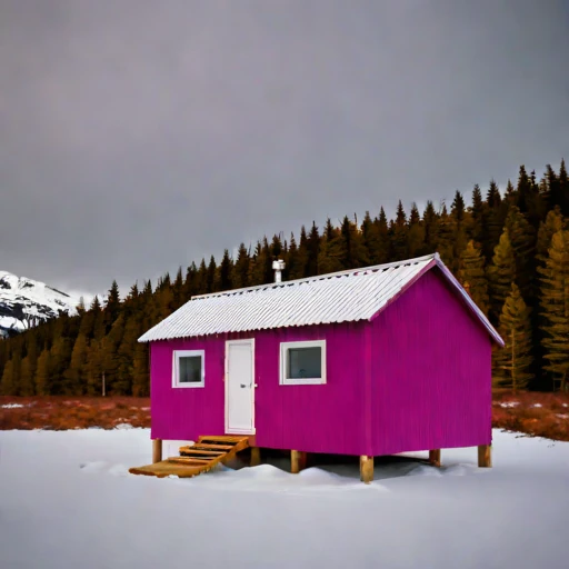 A tidal-bore watch hut, photographed against a plain background