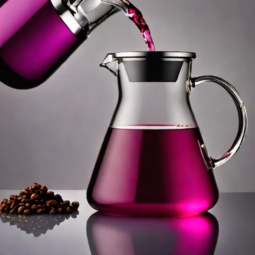 A turbidity-graded steeping jar, photographed against a plain background