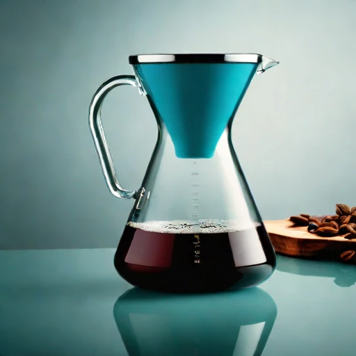 A turbidity-graded steeping jar, photographed against a plain background